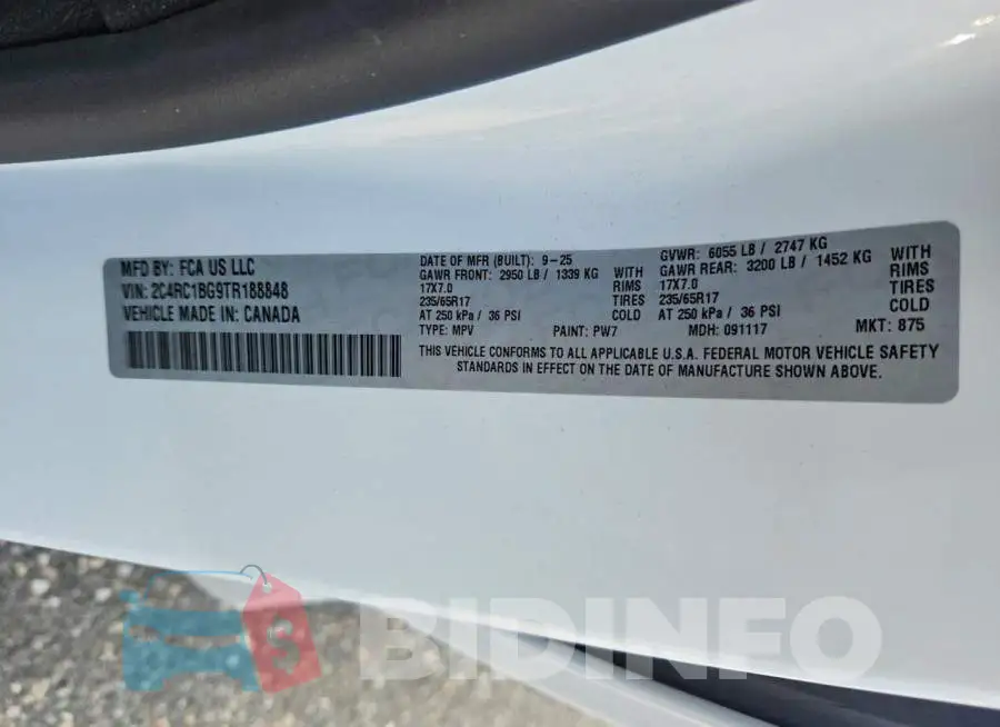2C4RC1BG9TR188848 Photo# 13