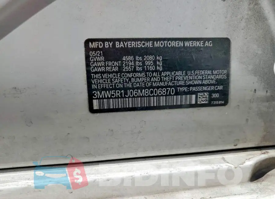 3MW5R1J06M8C06870 Photo# 12