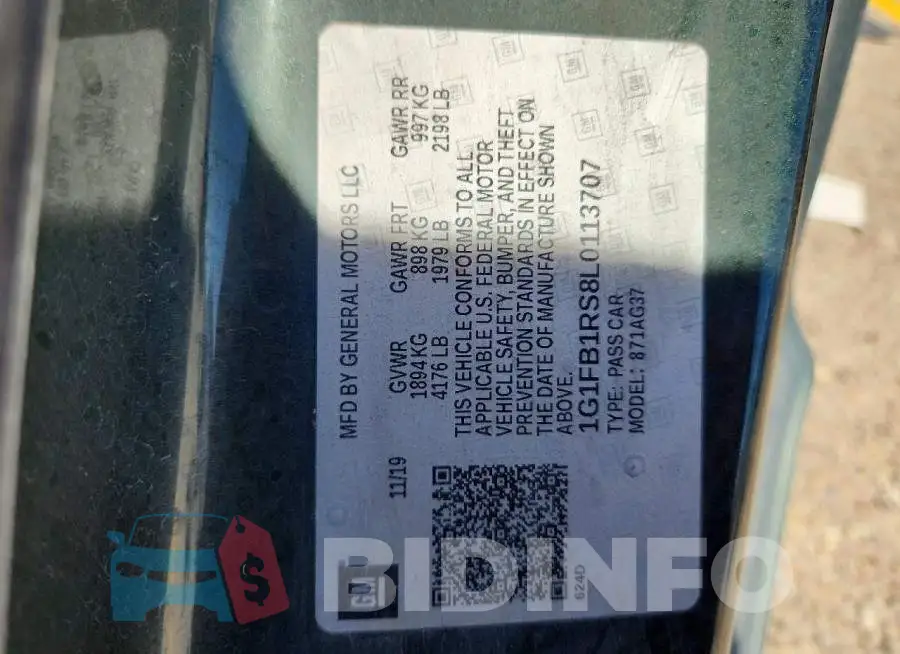 1G1FB1RS8L0113707 Photo# 12