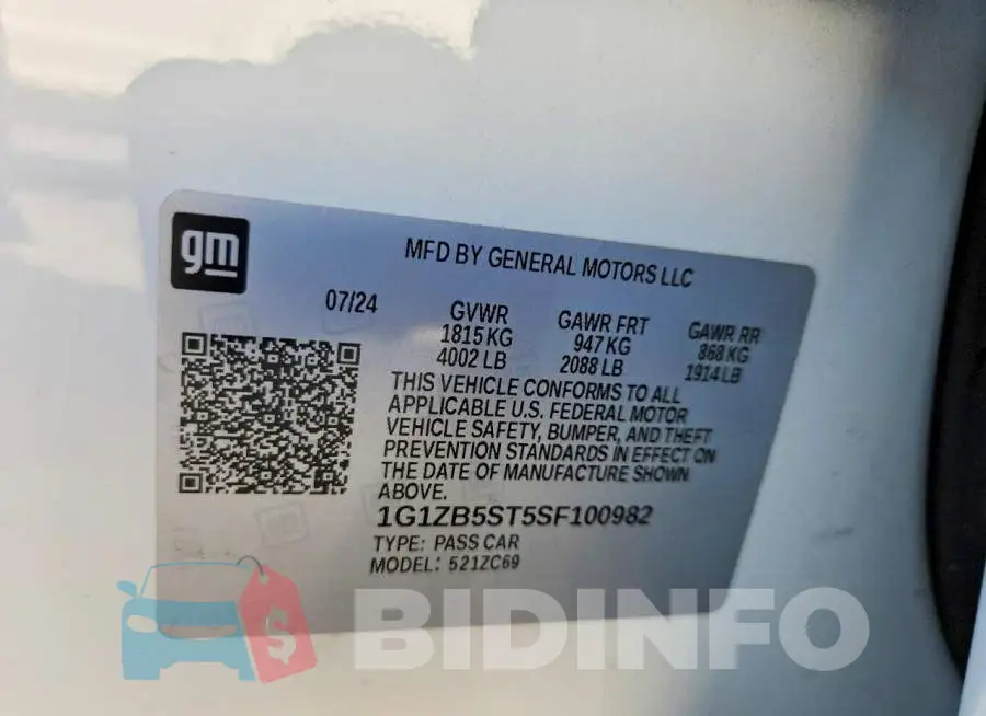 1G1ZB5ST5SF100982 Photo# 12