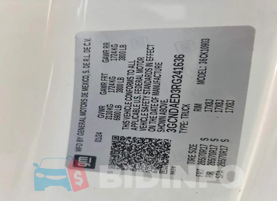 3GCNDAED3RG241636 Photo# 12
