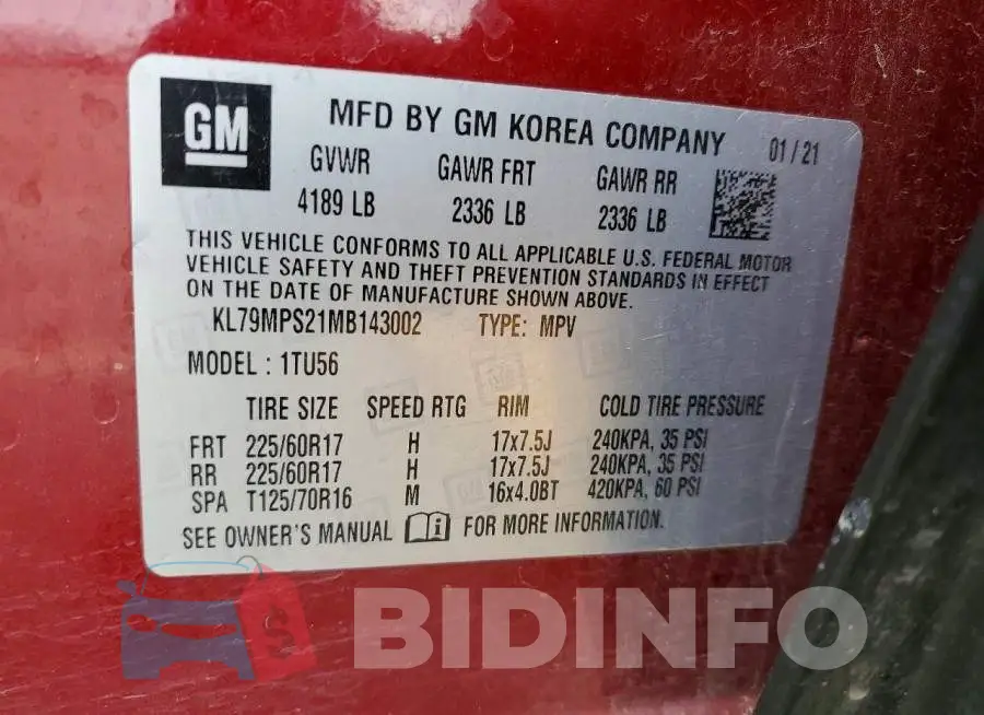 KL79MPS21MB143002 Photo# 13
