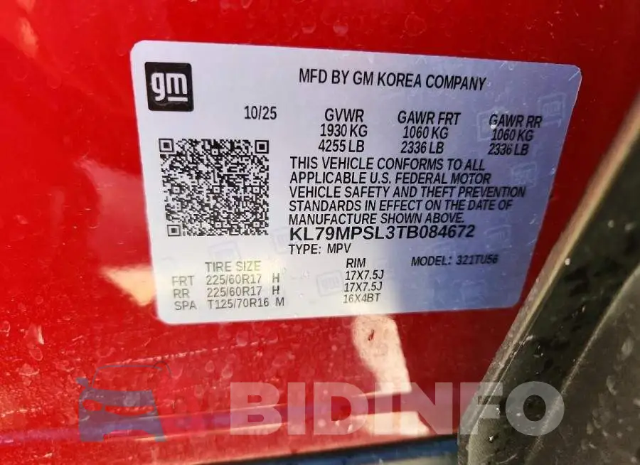 KL79MPSL3TB084672 Photo# 13