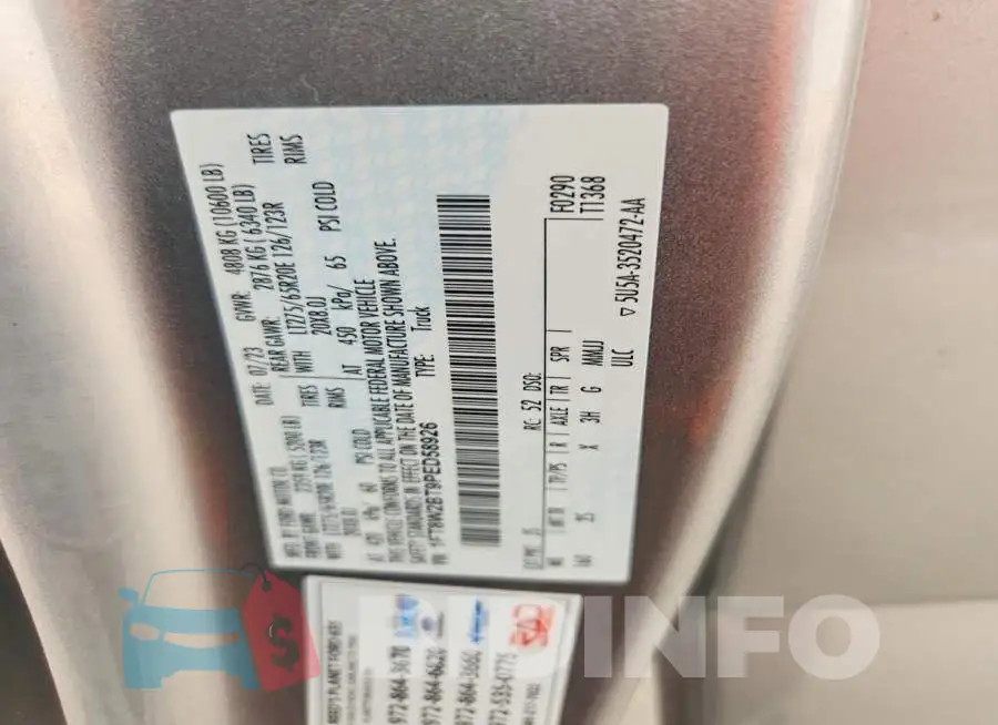 1FT8W2BT9PED58926 Photo# 12