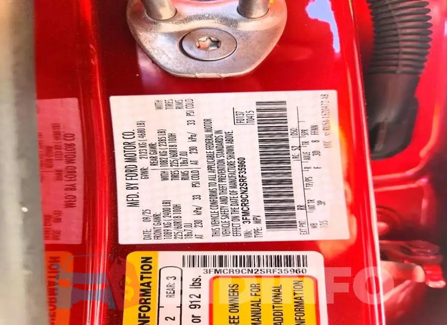 3FMCR9CN2SRF35960 Photo# 13