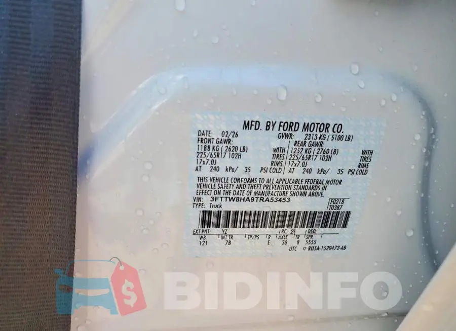 3FTTW8HA9TRA53453 Photo# 12