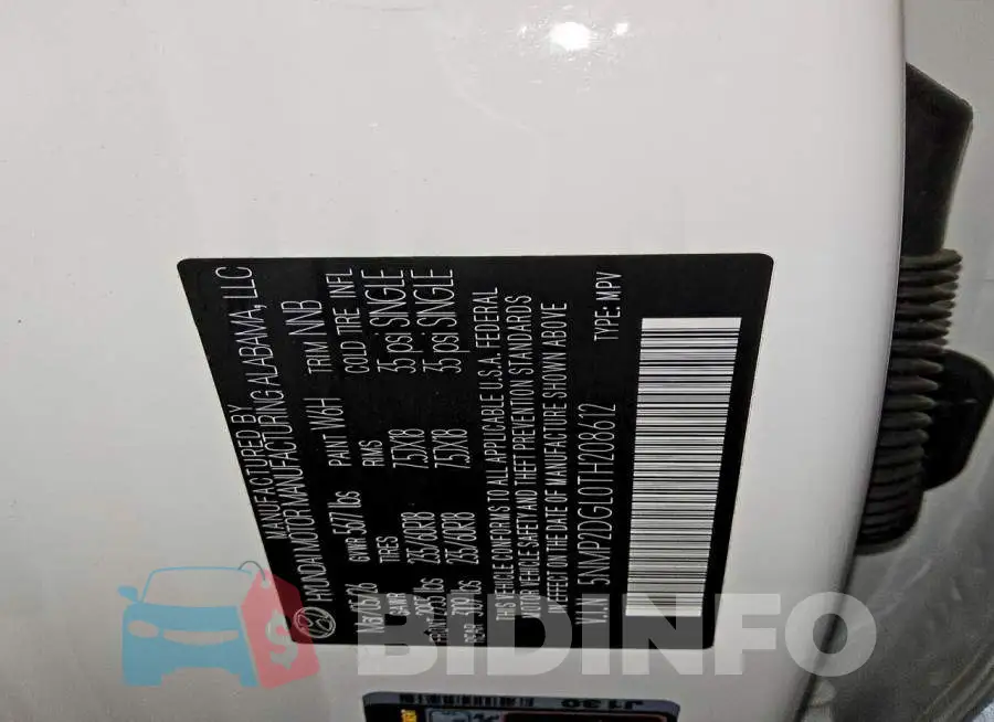 5NMP2DGL0TH208612 Photo# 13