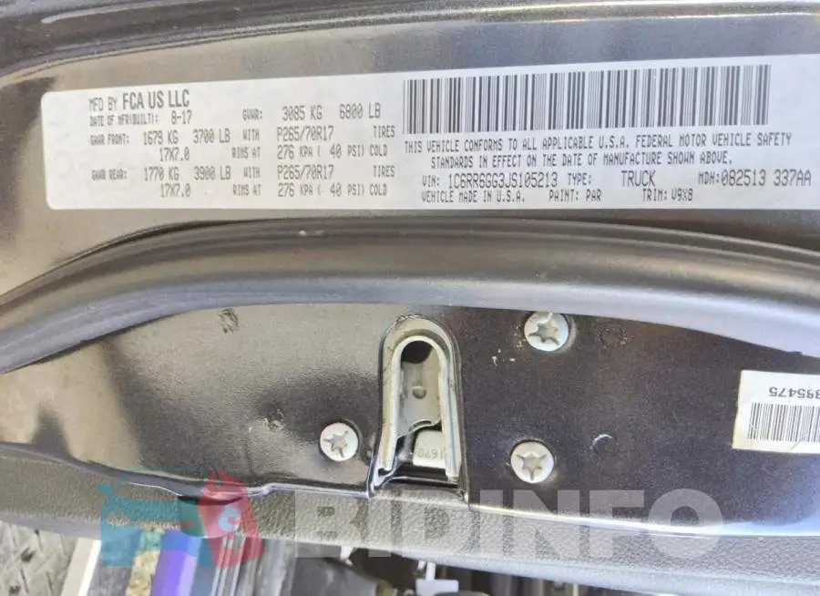 1C6RR6GG3JS105213 Photo# 13