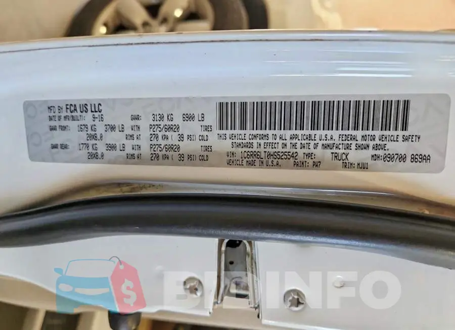 1C6RR6LT0HS525542 Photo# 12