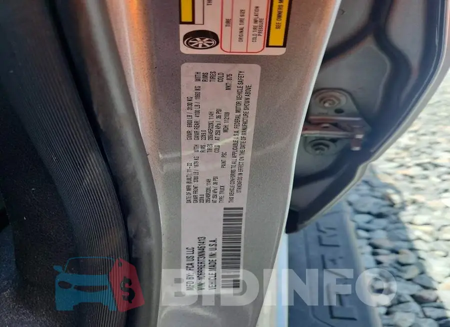 1C6RRERT3NN461413 Photo# 13