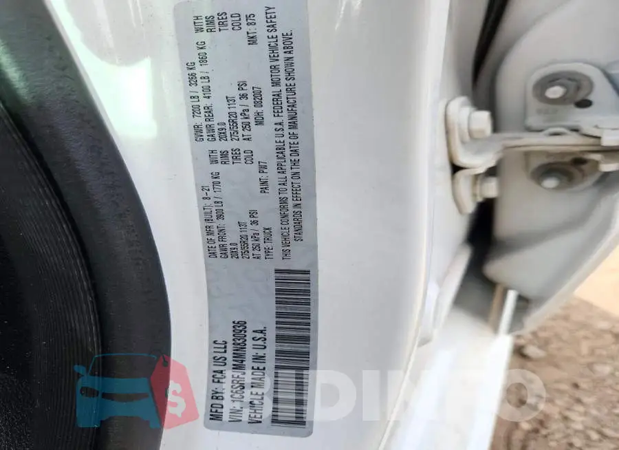 1C6SRFJM4MN830936 Photo# 12
