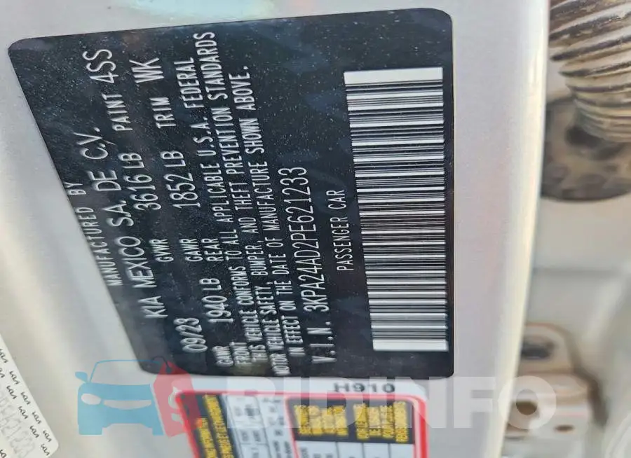 3KPA24AD2PE621233 Photo# 12