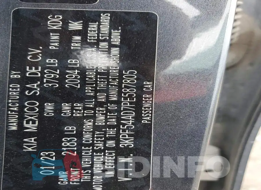 3KPF54AD7PE587805 Photo# 12