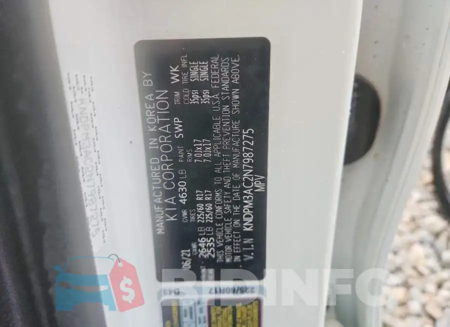 KNDPM3AC2N7987275 Photo# 13