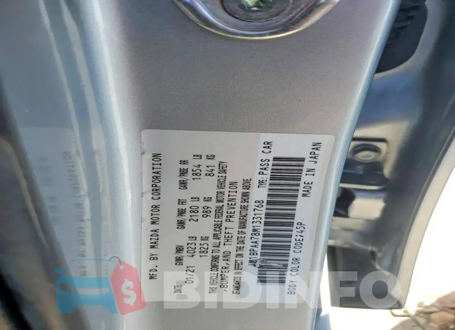 JM1BPAA78M1331768 Photo# 12
