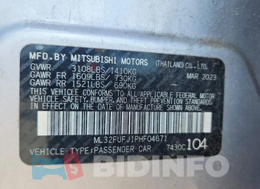 ML32FUFJ1PHF04671 Photo# 13