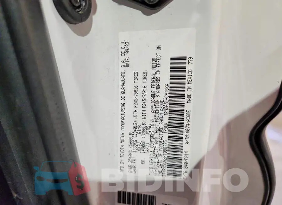3TYRX5GN2PT088773 Photo# 12