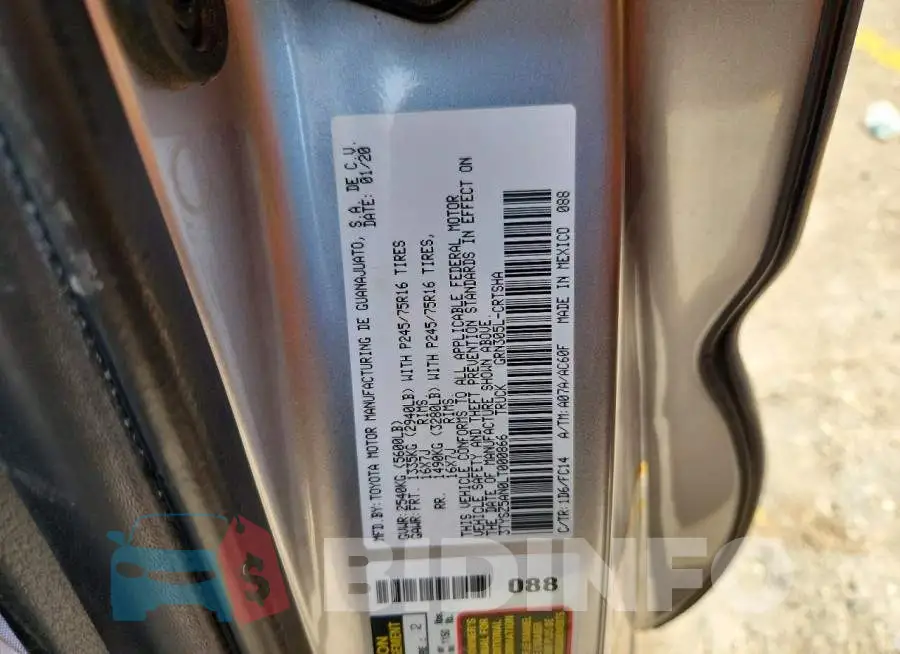 3TYSZ5AN0LT000866 Photo# 12