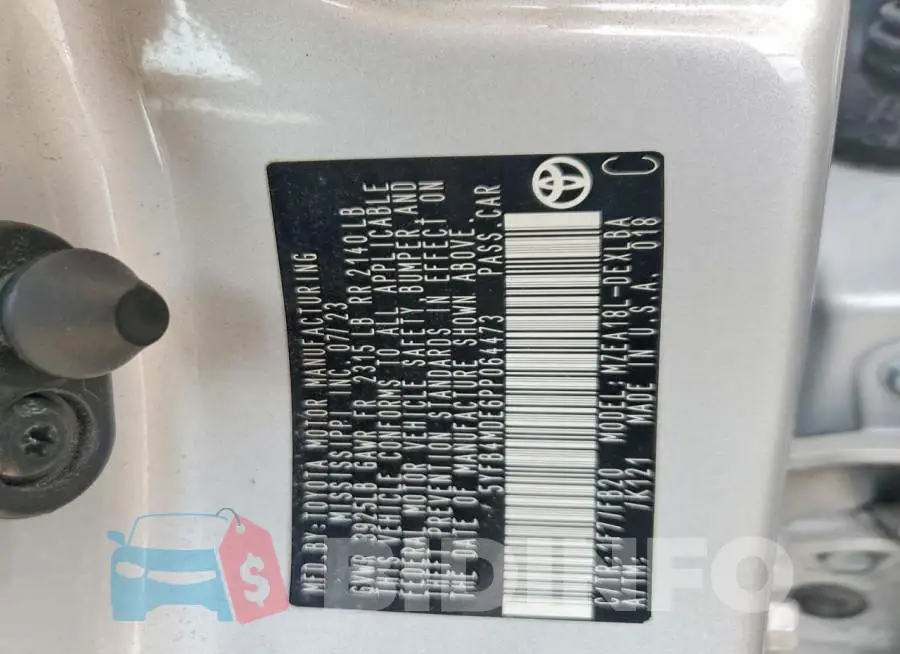 5YFB4MDE6PP064473 Photo# 12