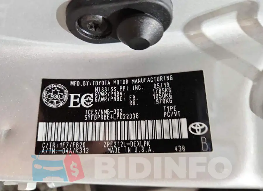5YFBPRBE4LP022336 Photo# 12