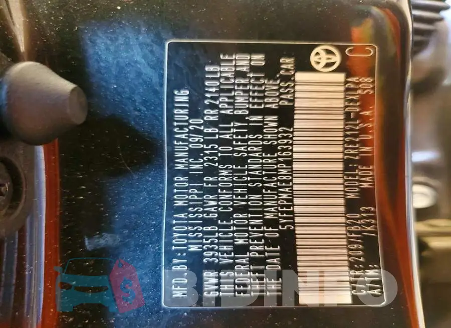 5YFEPMAE8MP163932 Photo# 12
