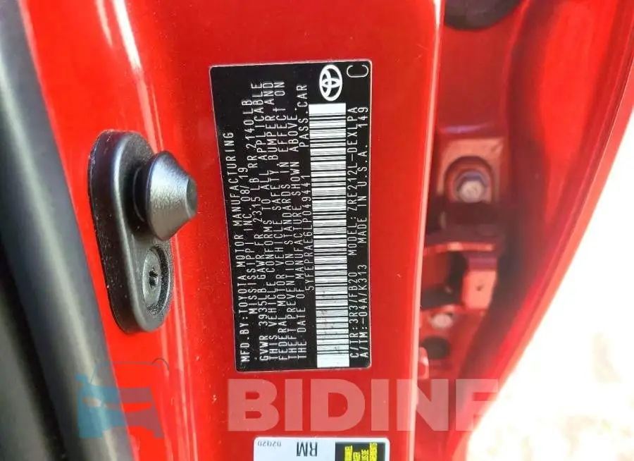 5YFEPRAE6LP049441 Photo# 13