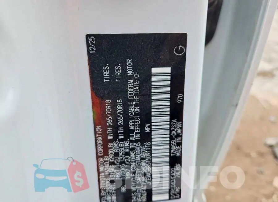 JTEVA5BR5T5091118 Photo# 13