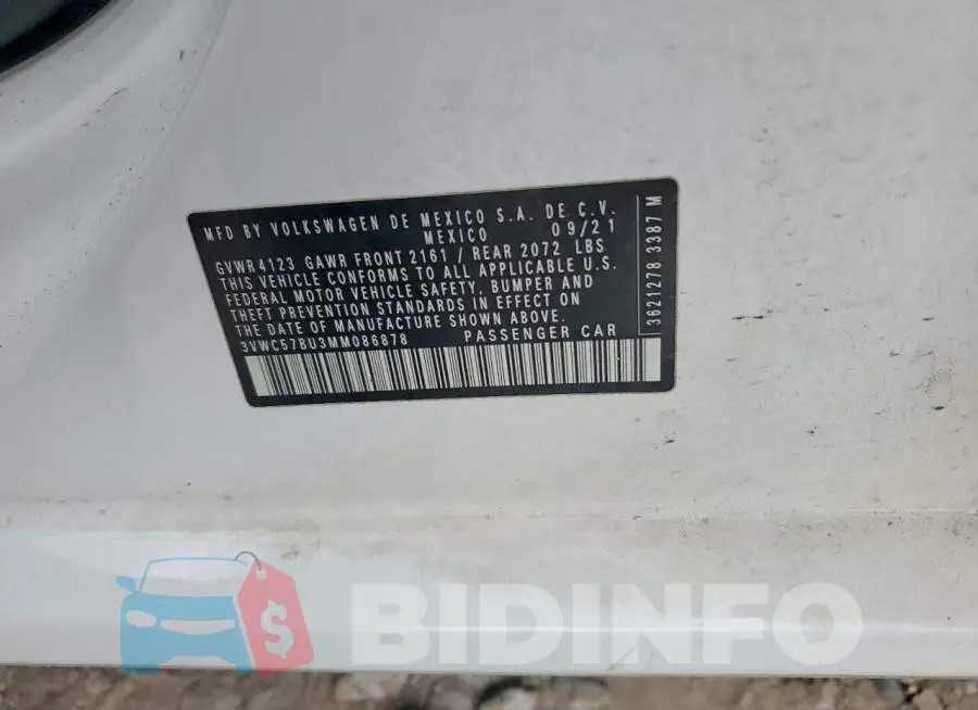 3VWC57BU3MM086878 Photo# 12
