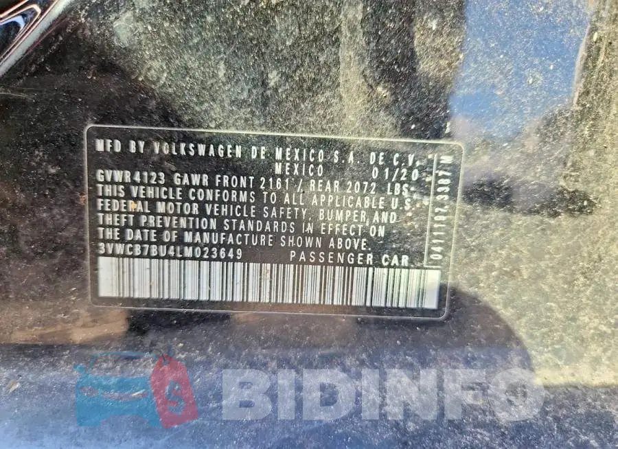 3VWCB7BU4LM023649 Photo# 12