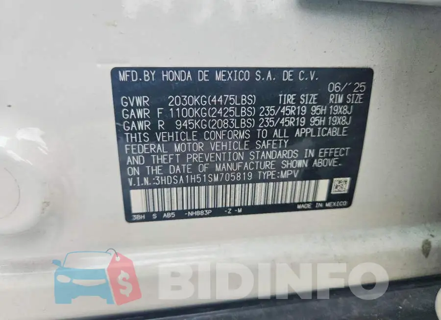 3HDSA1H51SM705819 Photo# 13