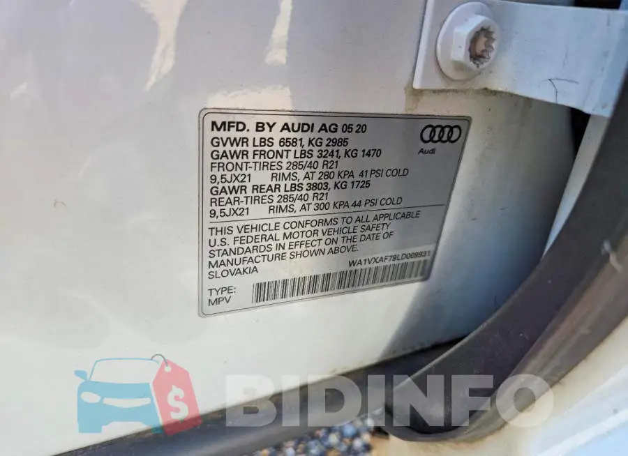 WA1VXAF79LD009931 Photo# 13