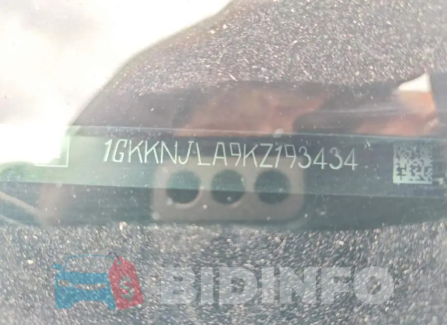1GKKNJLA9KZ193434 Photo# 13