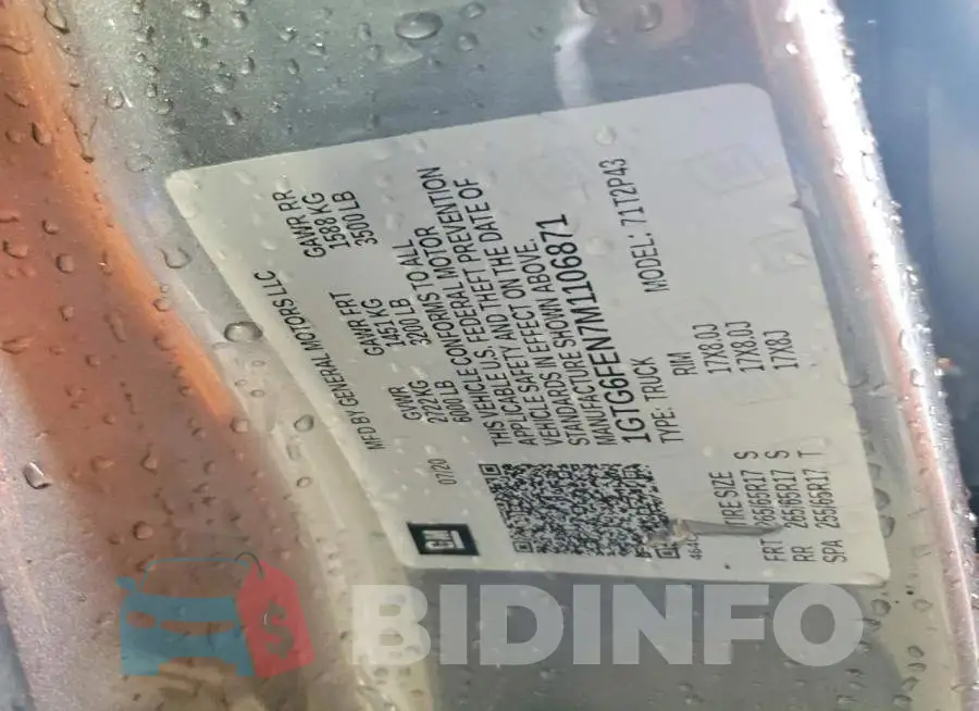 1GTG6FEN7M1106871 Photo# 12