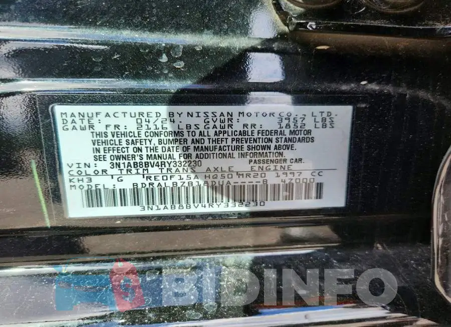 3N1AB8BV4RY332230 Photo# 13