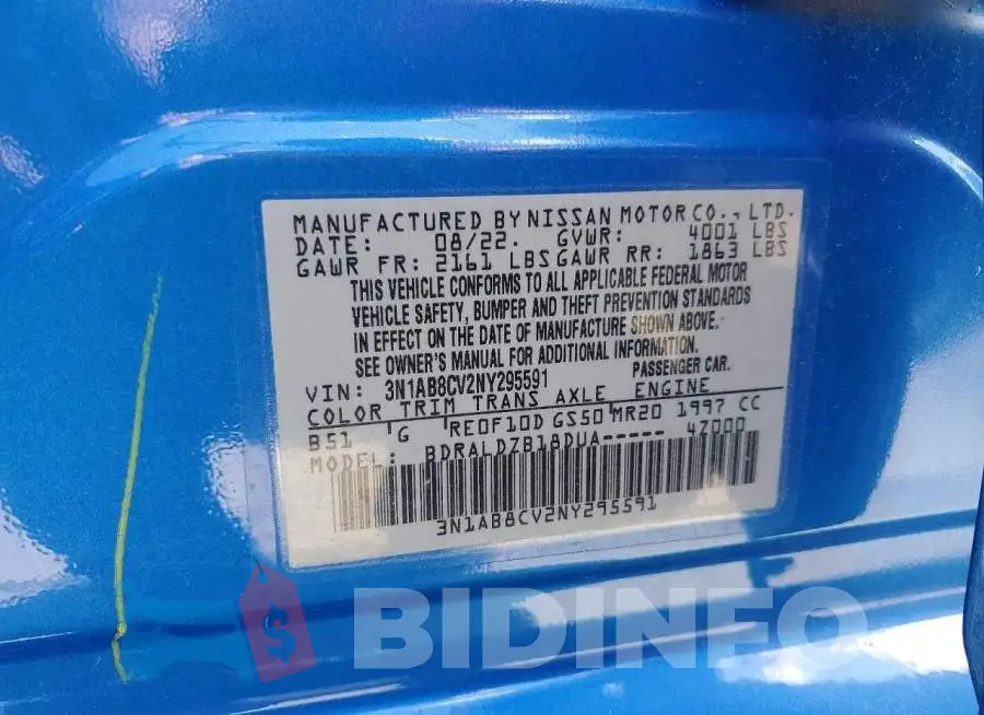 3N1AB8CV2NY295591 Photo# 12