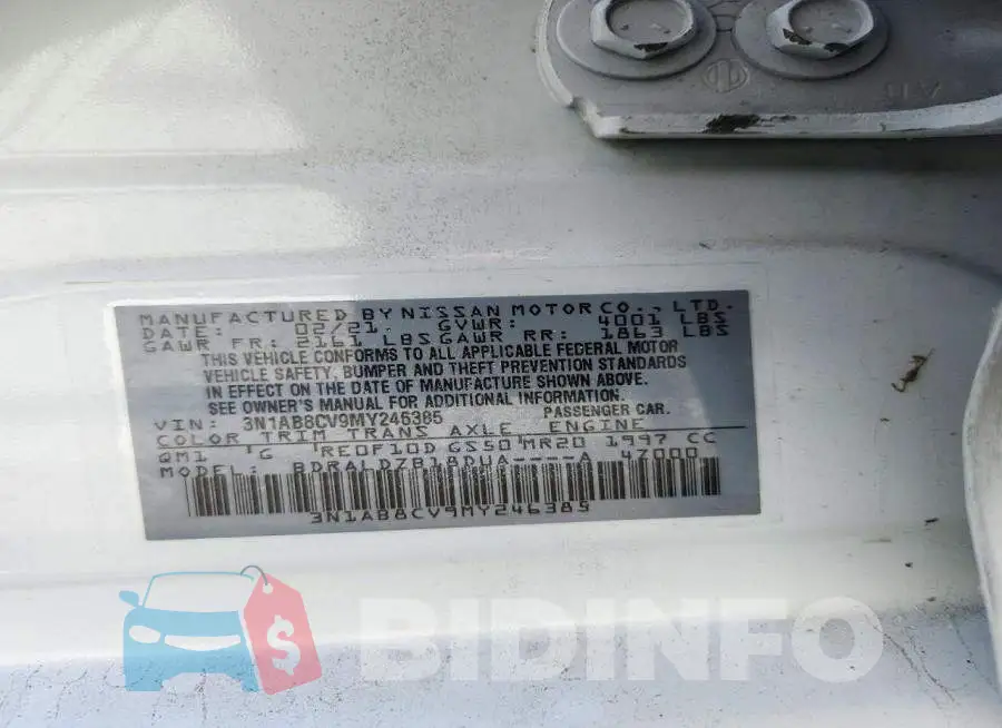 3N1AB8CV9MY246385 Photo# 12