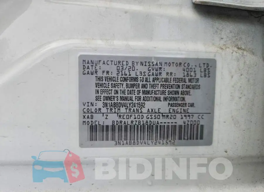 3N1AB8DV4LY241592 Photo# 12