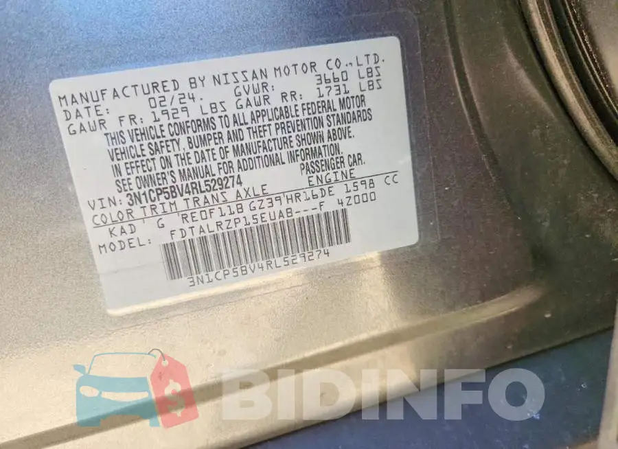 3N1CP5BV4RL529274 Photo# 13