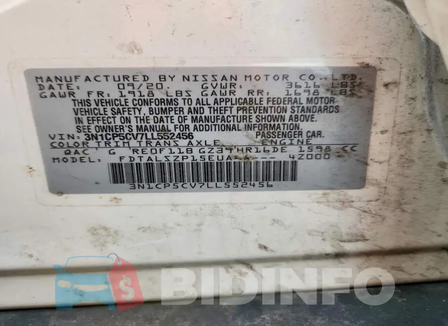 3N1CP5CV7LL552456 Photo# 13