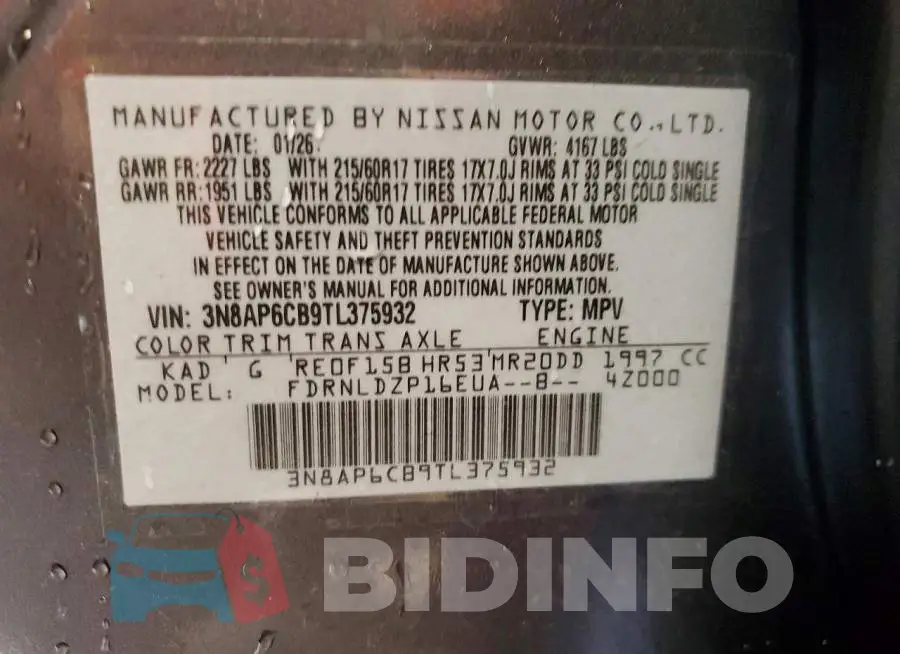 3N8AP6CB9TL375932 Photo# 13