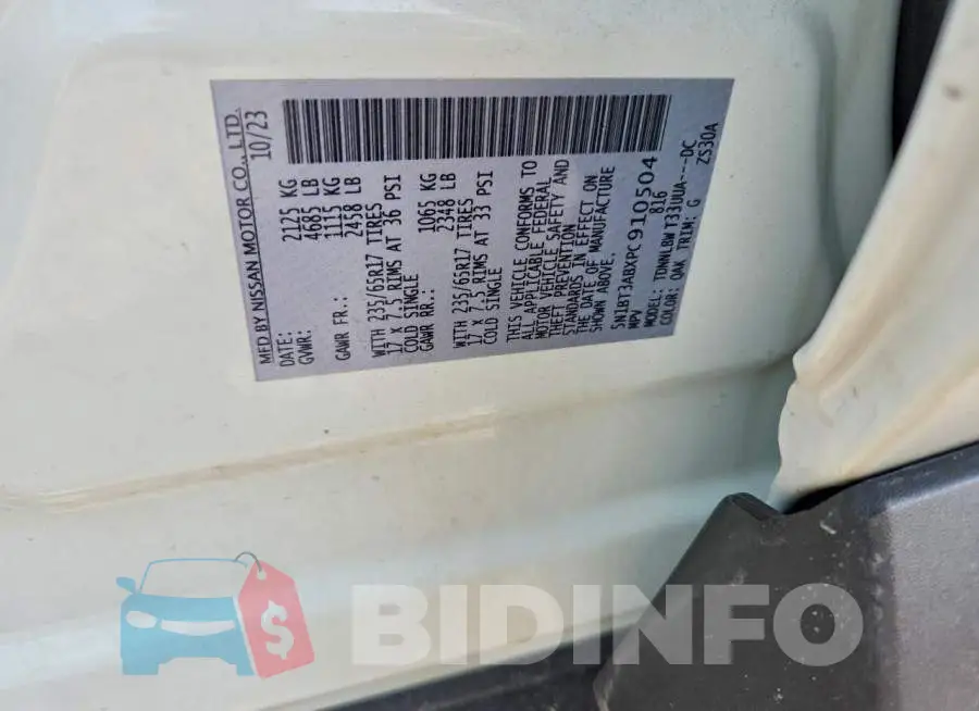 5N1BT3ABXPC910504 Photo# 13