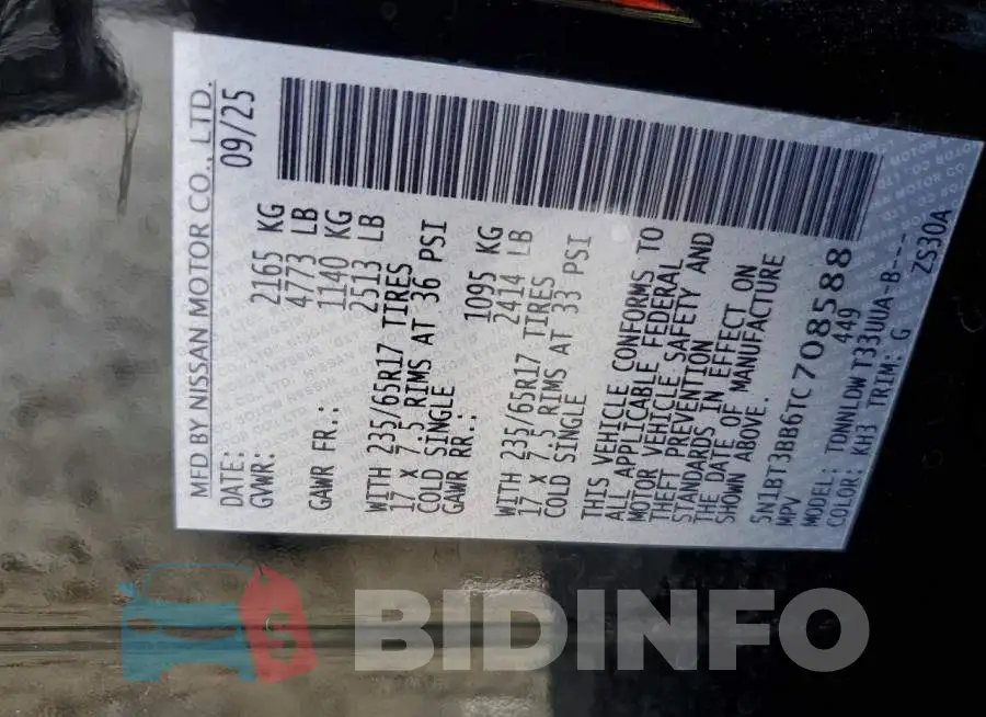 5N1BT3BB6TC708588 Photo# 13