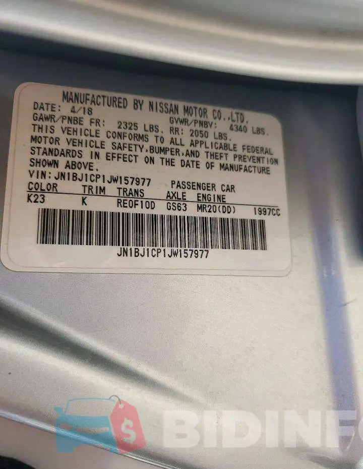 JN1BJ1CP1JW157977 Photo# 13