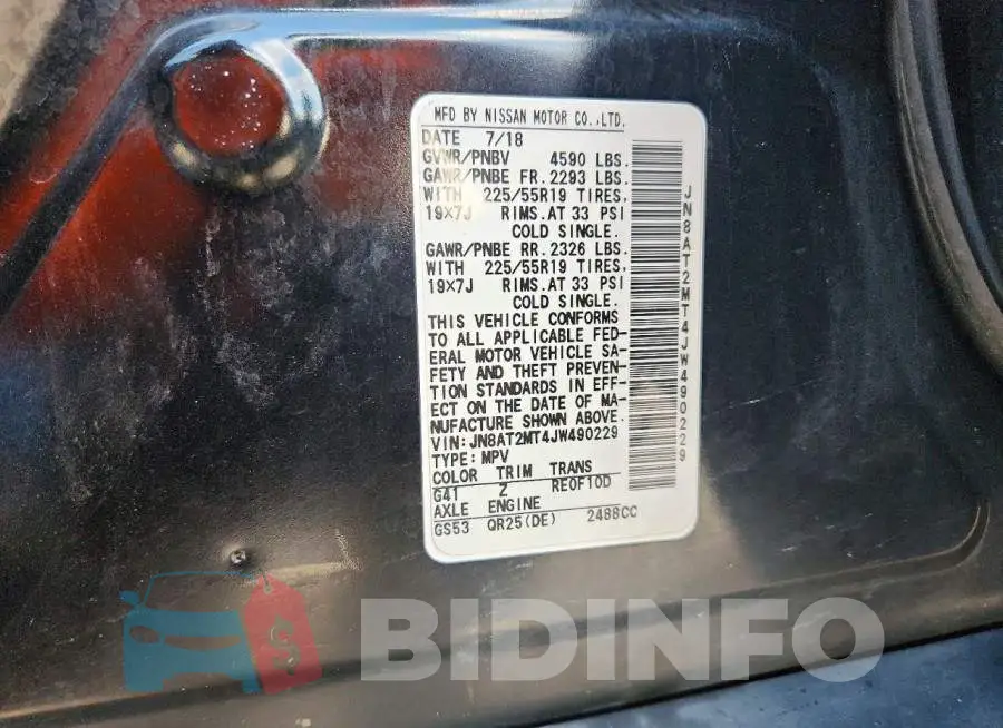 JN8AT2MT4JW490229 Photo# 13