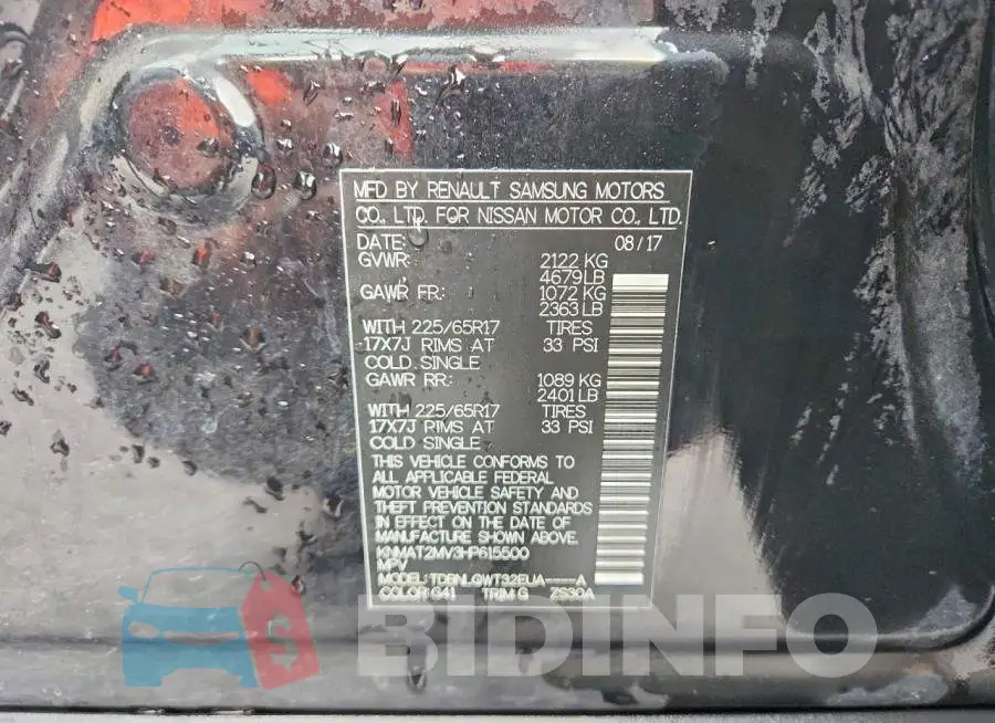 KNMAT2MV3HP615500 Photo# 12