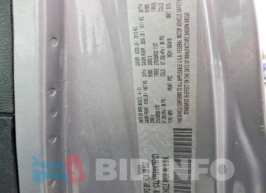 1C4JJXP68MW760121 Photo# 12