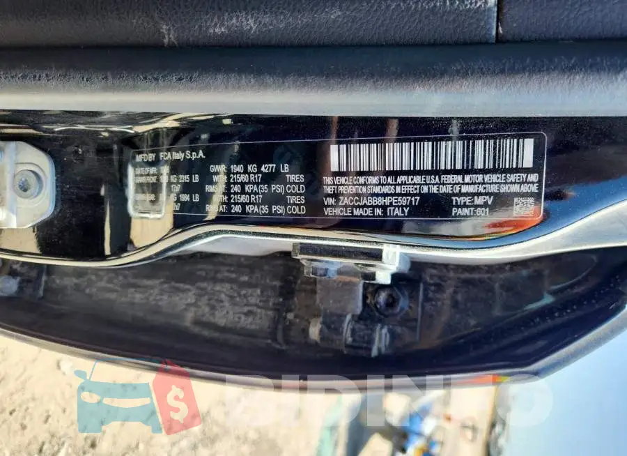 ZACCJABB8HPE59717 Photo# 12