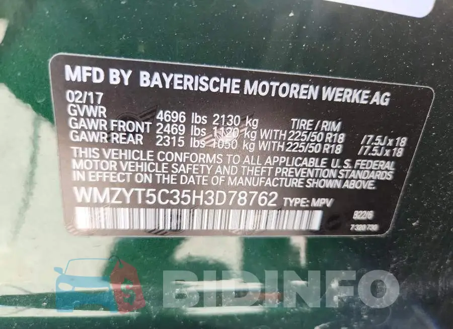 WMZYT5C35H3D78762 Photo# 12