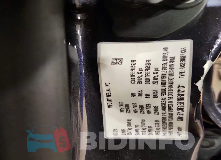 5YJ3E1EB1RF812131 Photo# 12