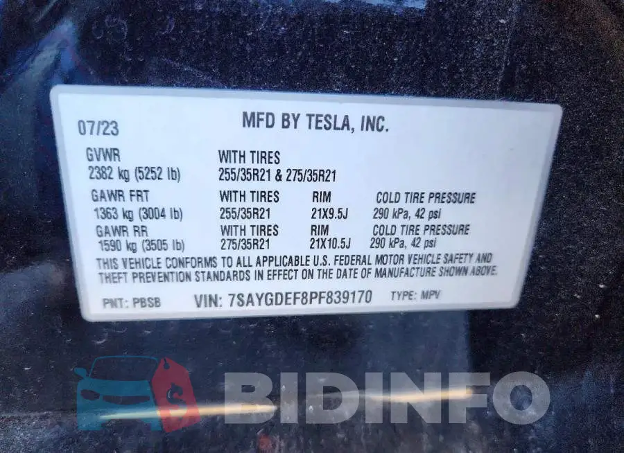 7SAYGDEF8PF839170 Photo# 12